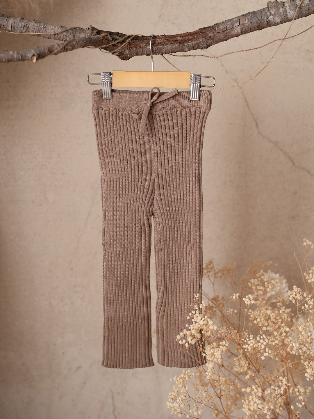 Skye Knitted Pants - Brown