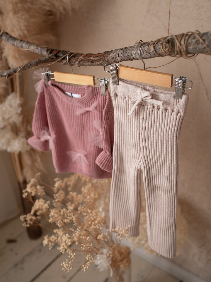 Skye Knitted Pants - Oatmeal