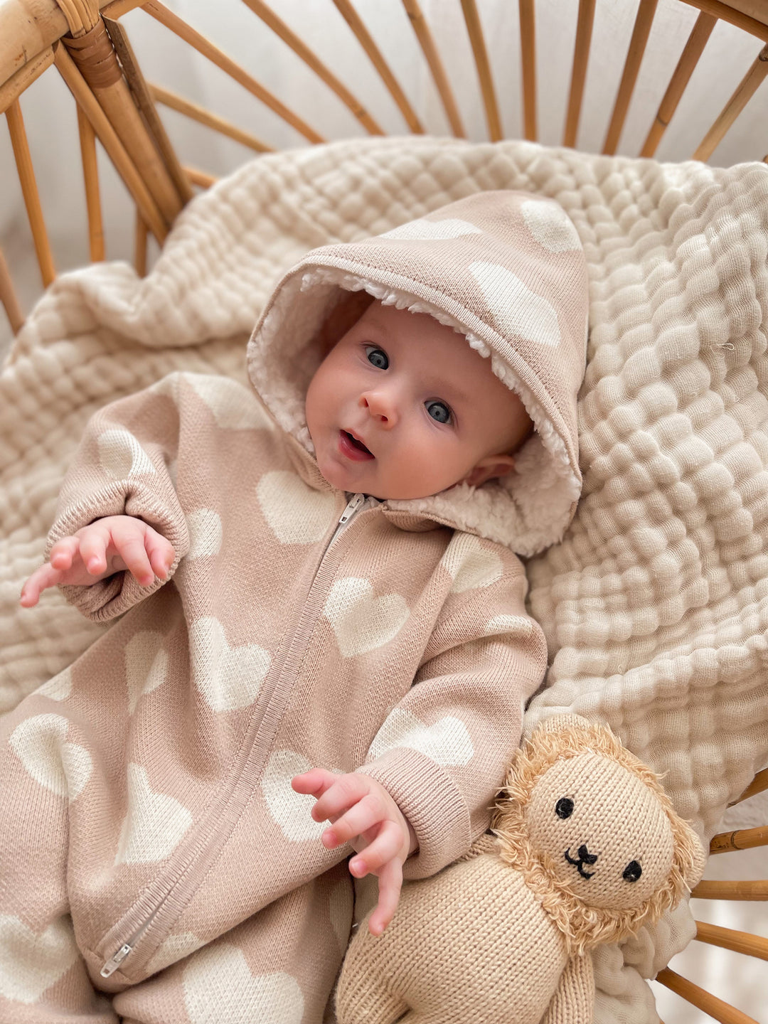 Lovebug Winter Jumpsuit - Beige