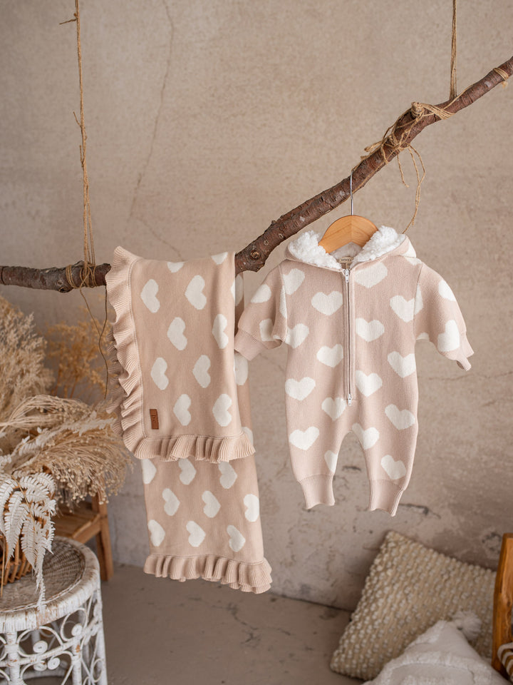 Lovebug Winter Jumpsuit - Beige