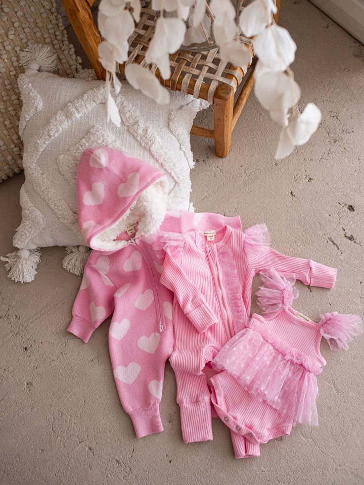 Lovebug Winter Jumpsuit - Pink