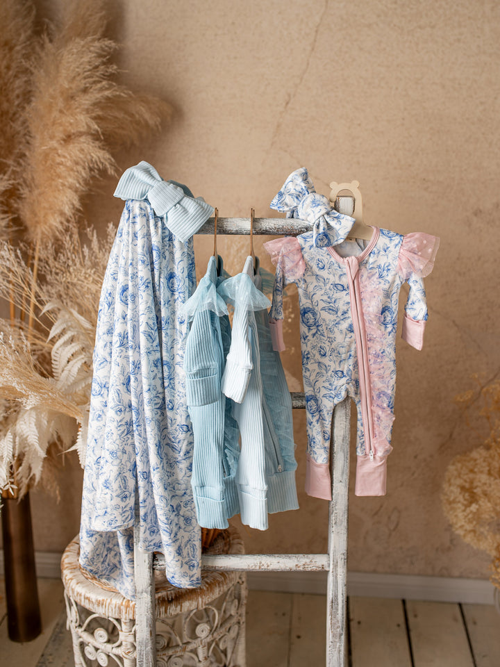 Something Blue Onesie - Toile