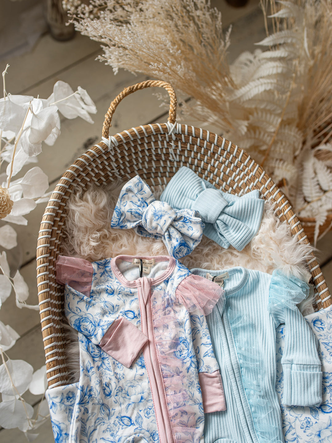 Something Blue Onesie - Toile