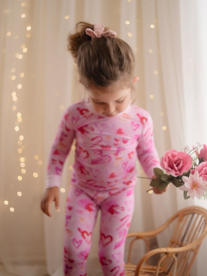 Oh My Heart Pyjama Set - Pink