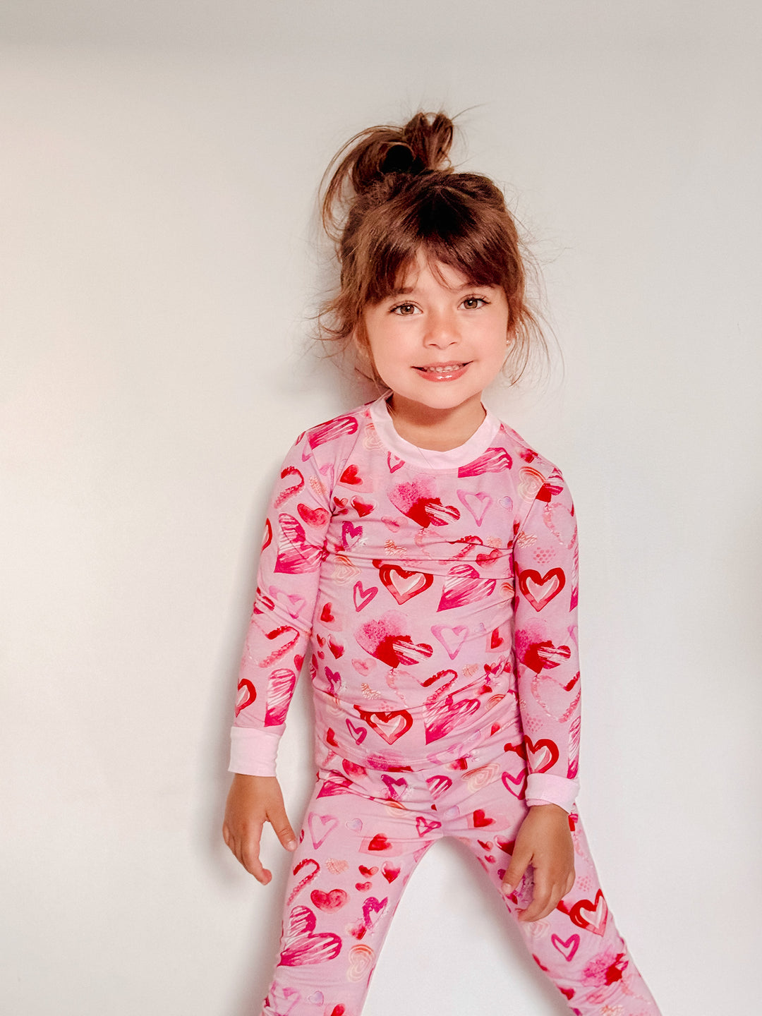 Oh My Heart Pyjama Set - Pink