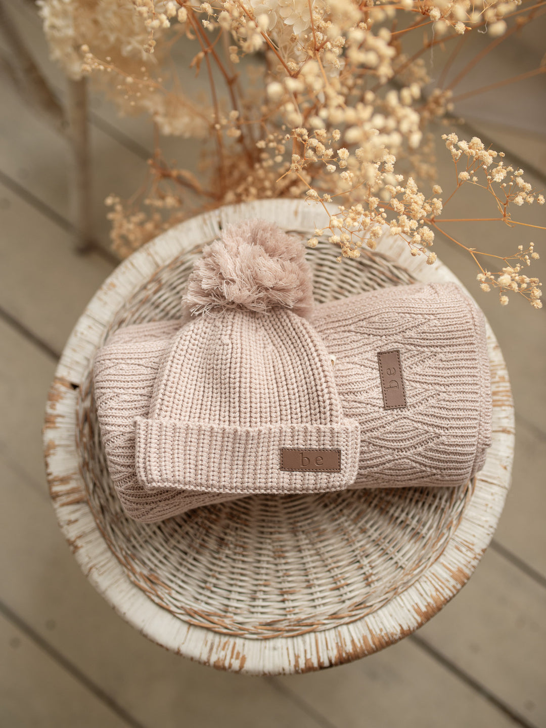 Bliss Knitted Beanie - Beige