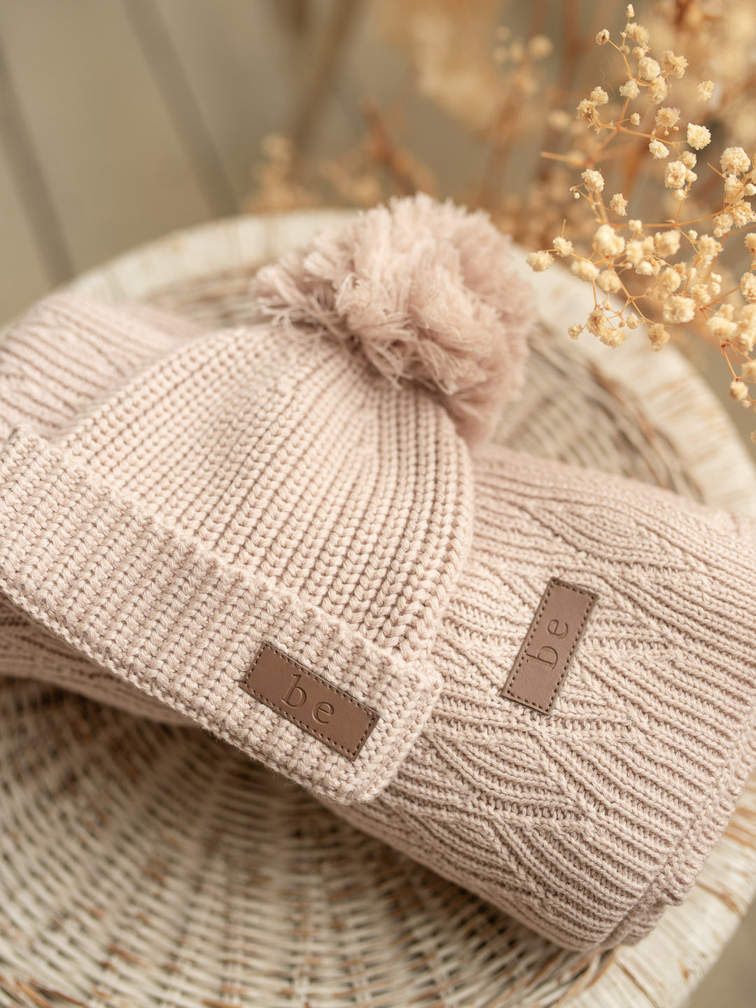 Bliss Knitted Beanie - Beige