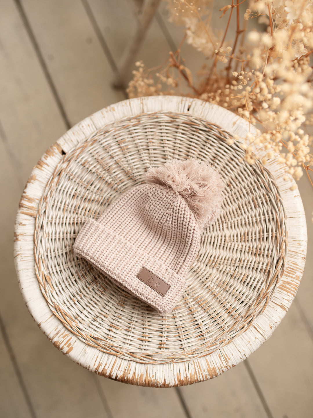 Bliss Knitted Beanie - Beige