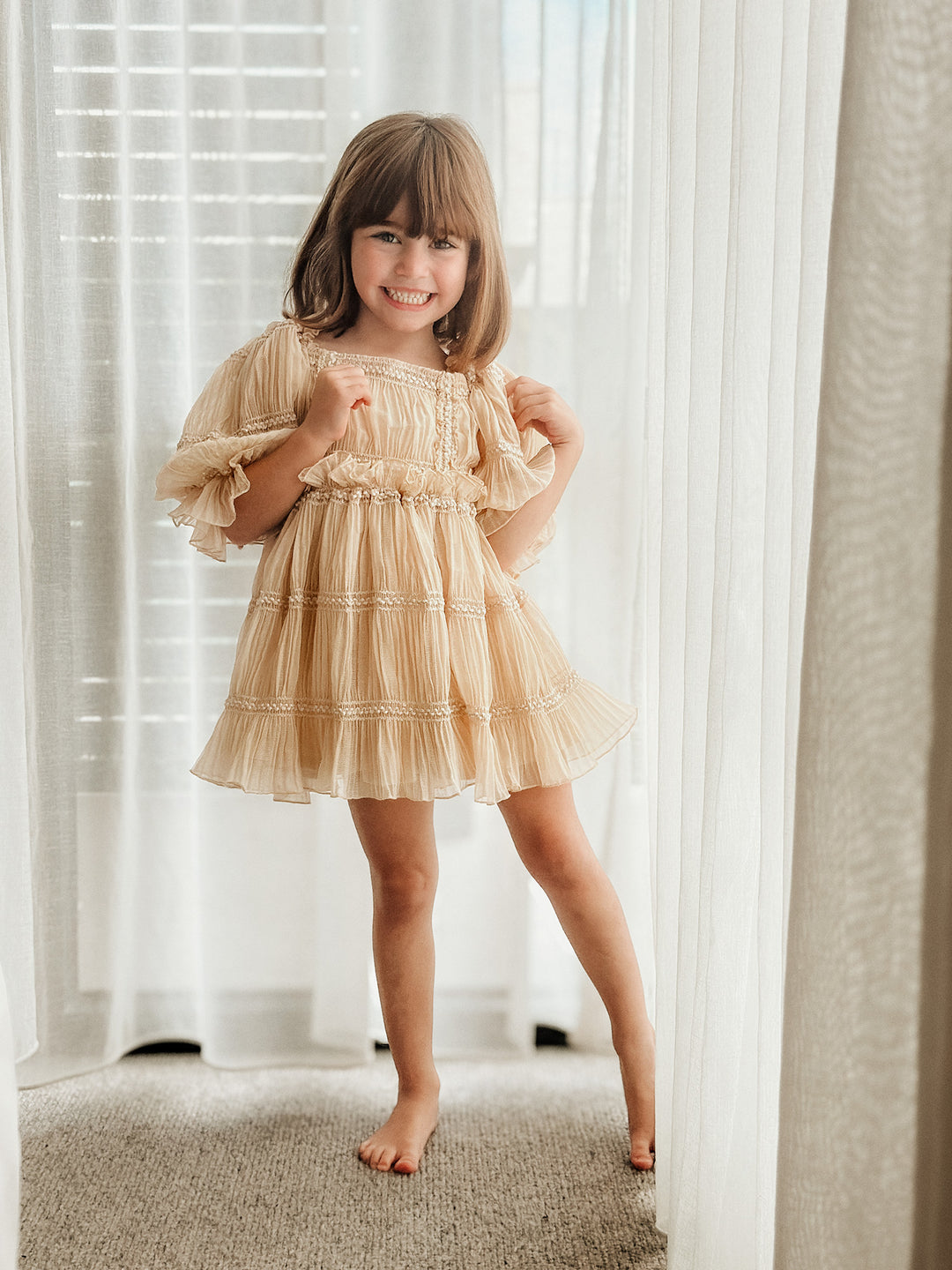 Love n Joy Dress - Beige