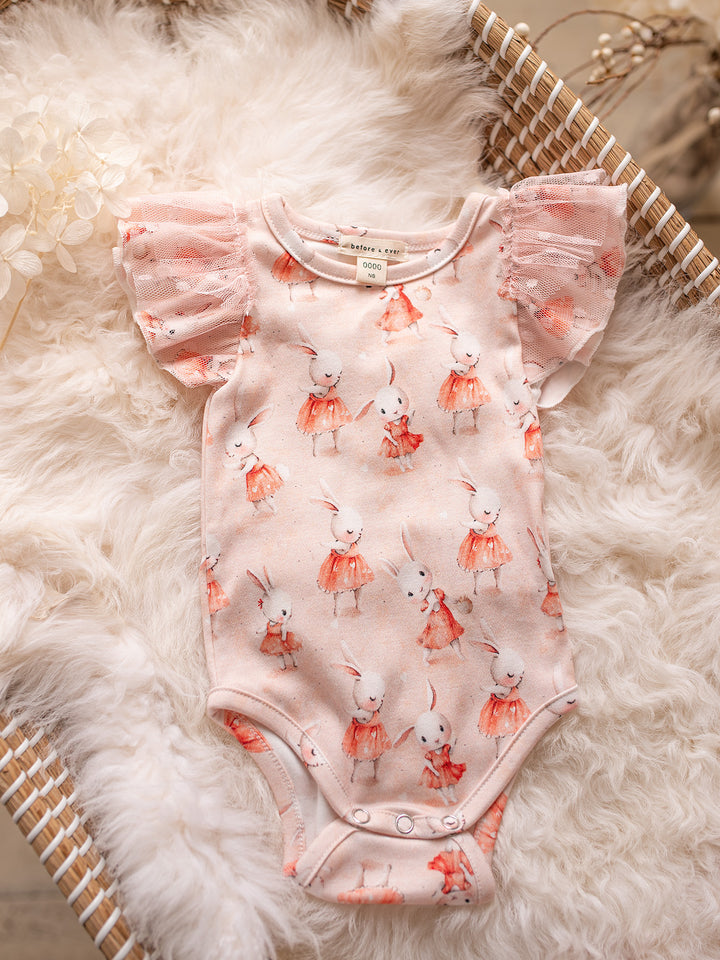 Bunny Kisses Bodysuit - Pink