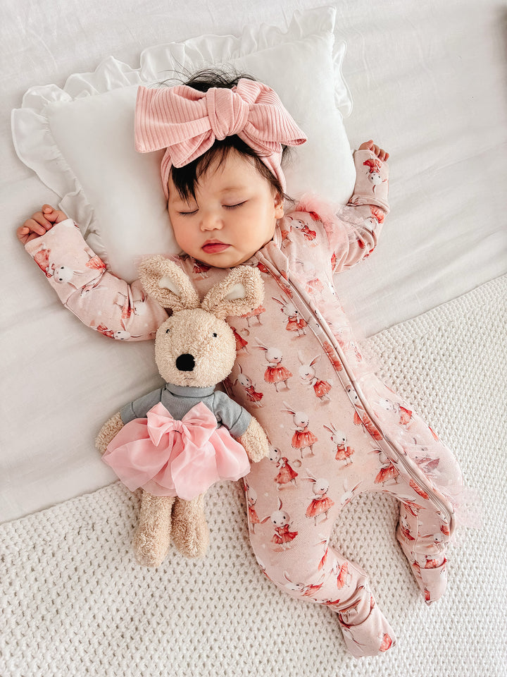 Bunny Kisses Onesie - Pink