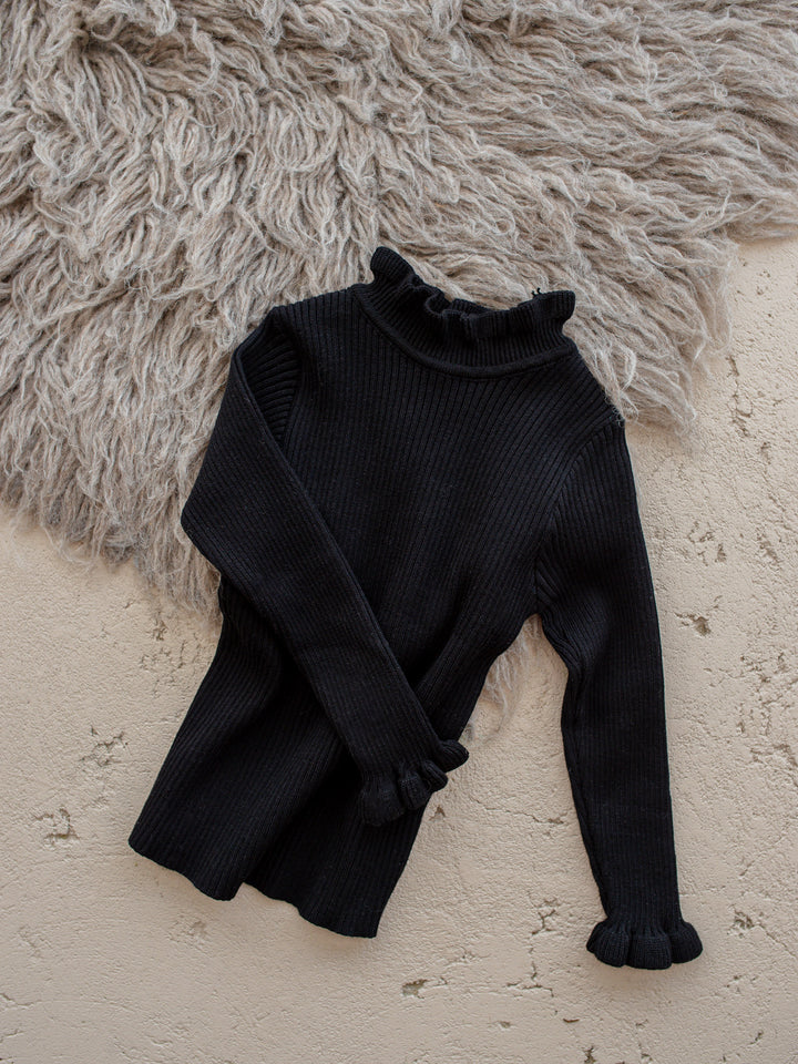 Claire Knitted Top - Black