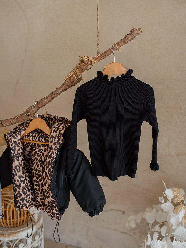 Claire Knitted Top - Black