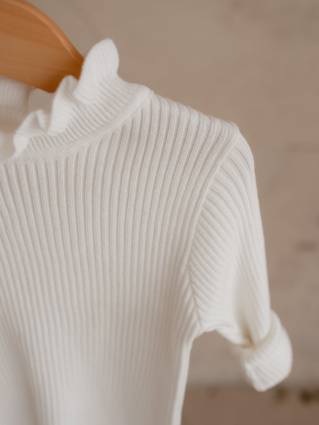 Claire Knitted Top - White