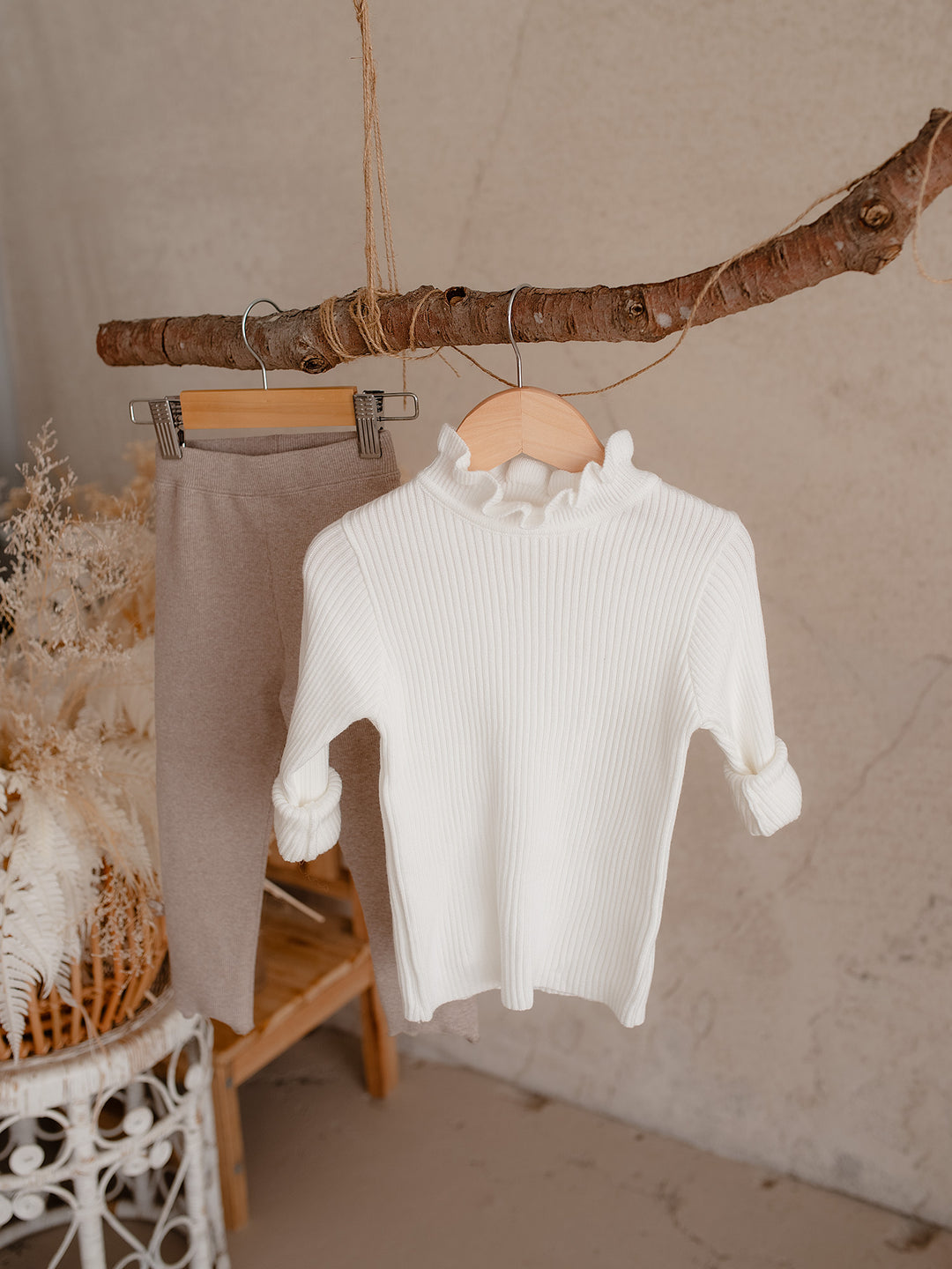 Claire Knitted Top - White
