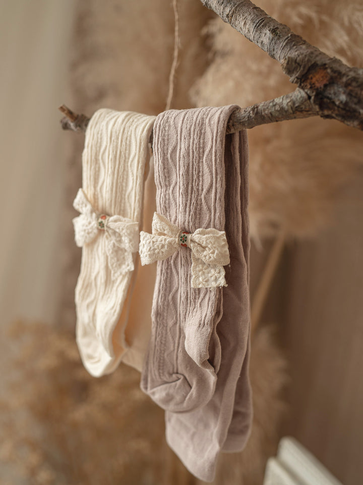 Clover Tights - Taupe