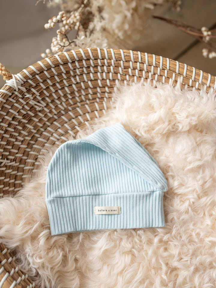 Forever Loved Rib Hat - Ice Blue