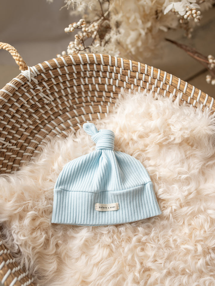Forever Loved Rib Hat - Ice Blue