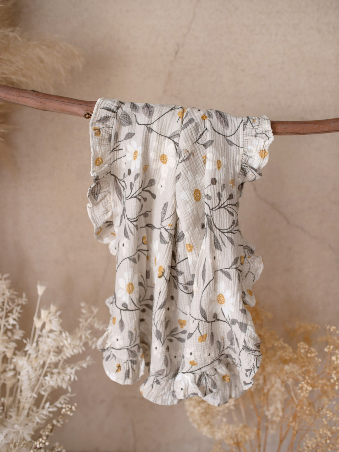 Lullaby Floral - Lux Muslin Gauze Blanket - Daisy