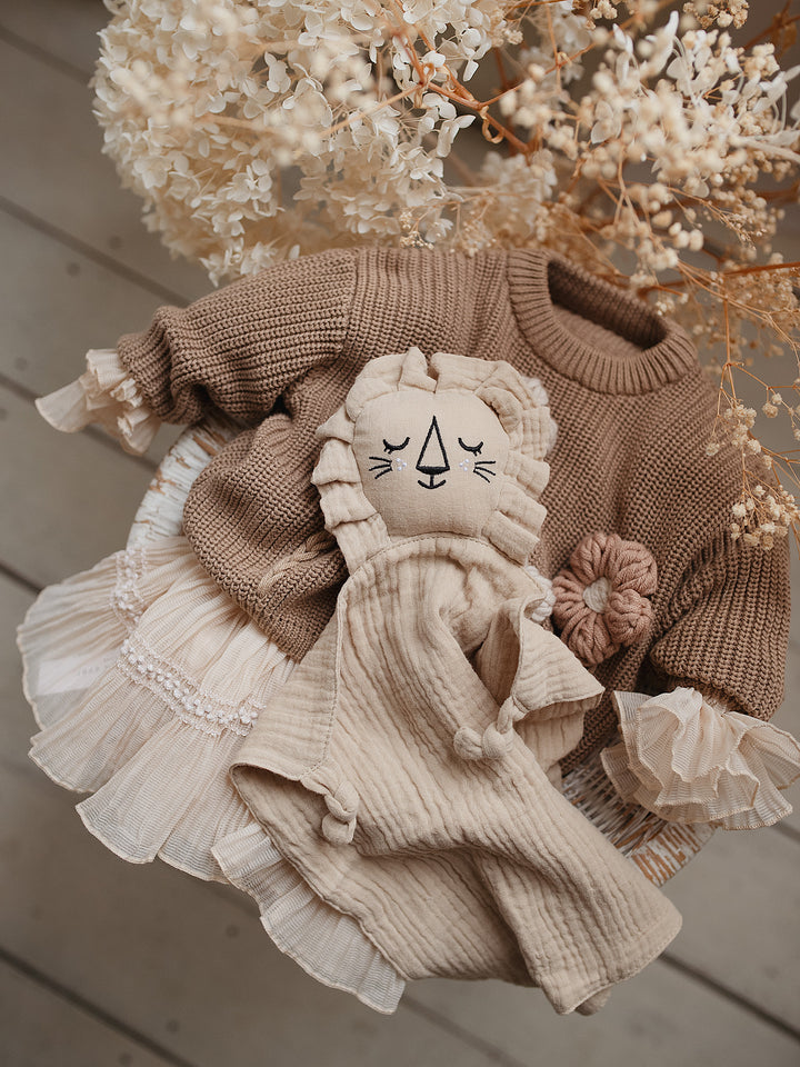 Little Lionheart Muslin Security Blanket