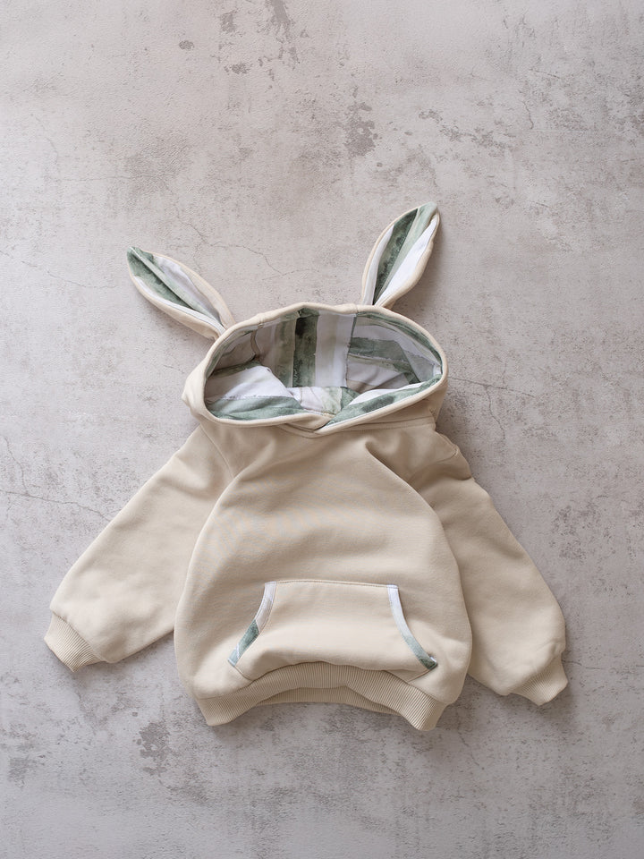 Little Hopper Hoodie - Light Beige