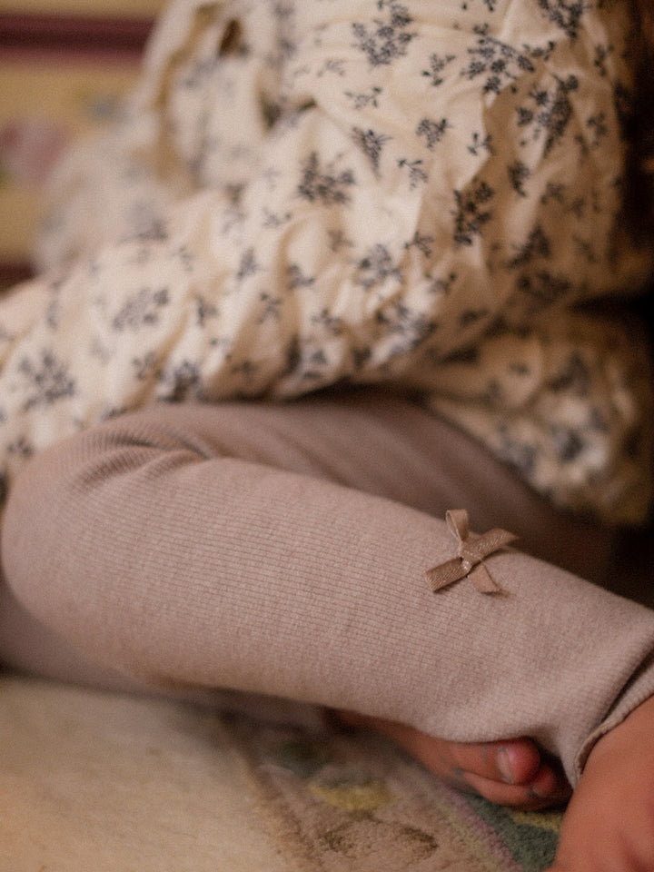 Faye Fleece-Lined Leggings - Latte