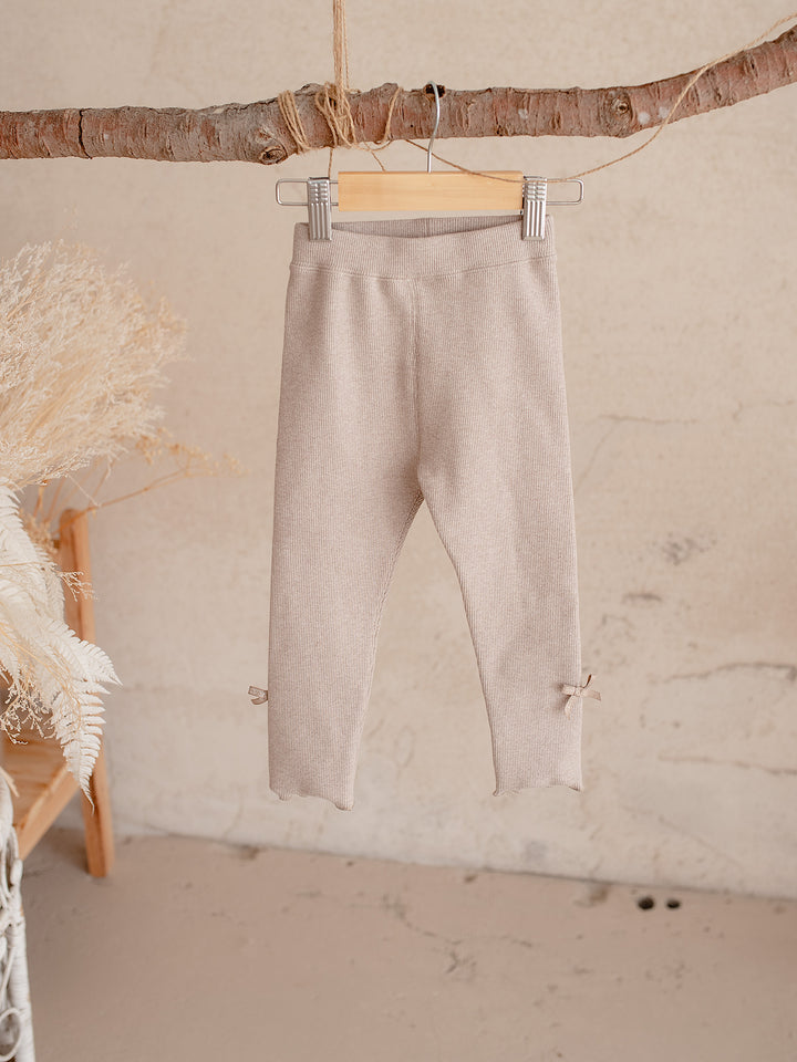 Faye Fleece-Lined Leggings - Latte