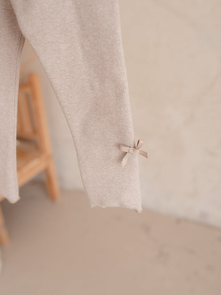 Faye Fleece-Lined Leggings - Latte