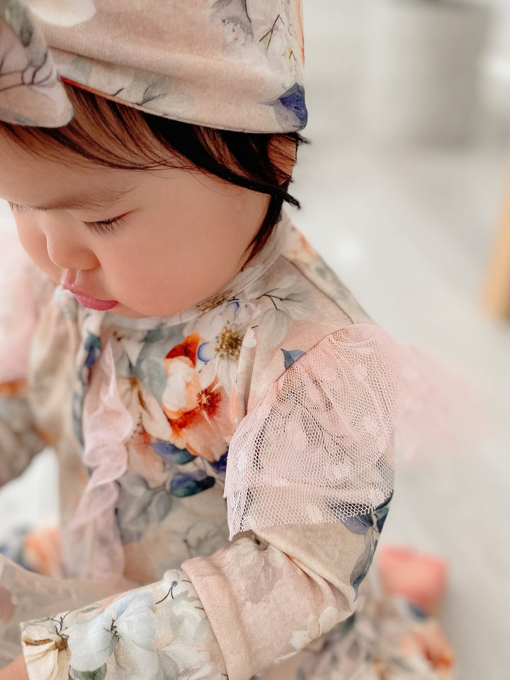 Flower Story Onesie - Spring Floral