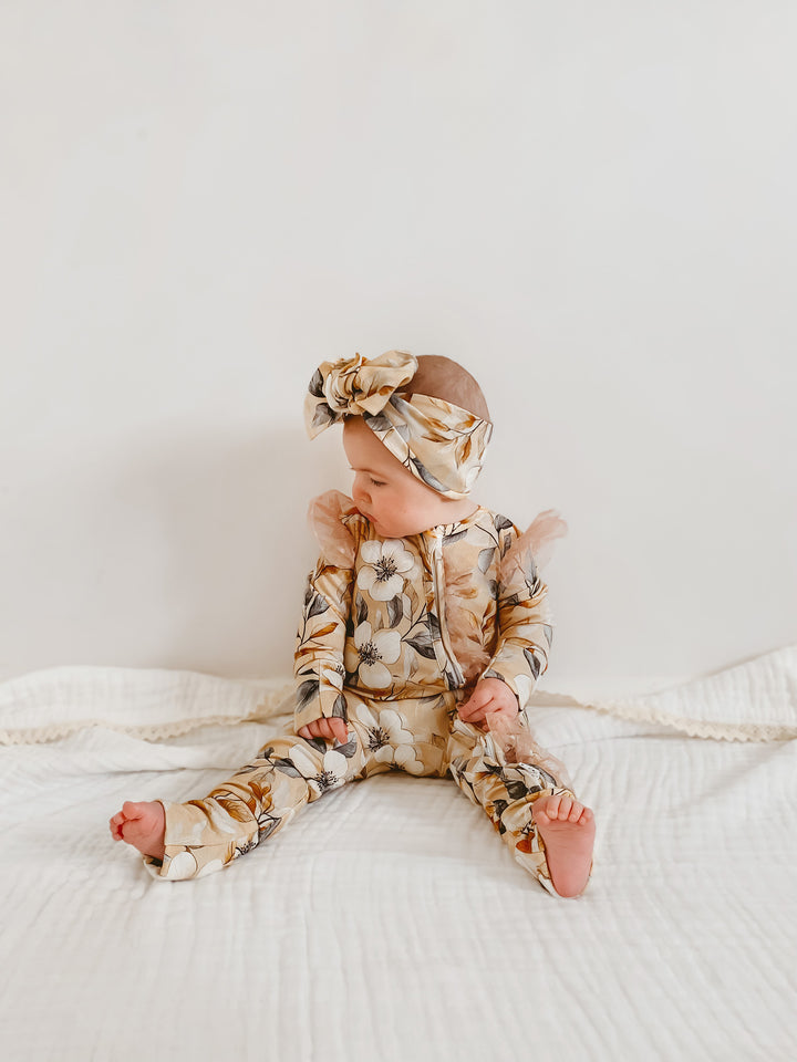 Flower Story Onesie - Sunset Floral