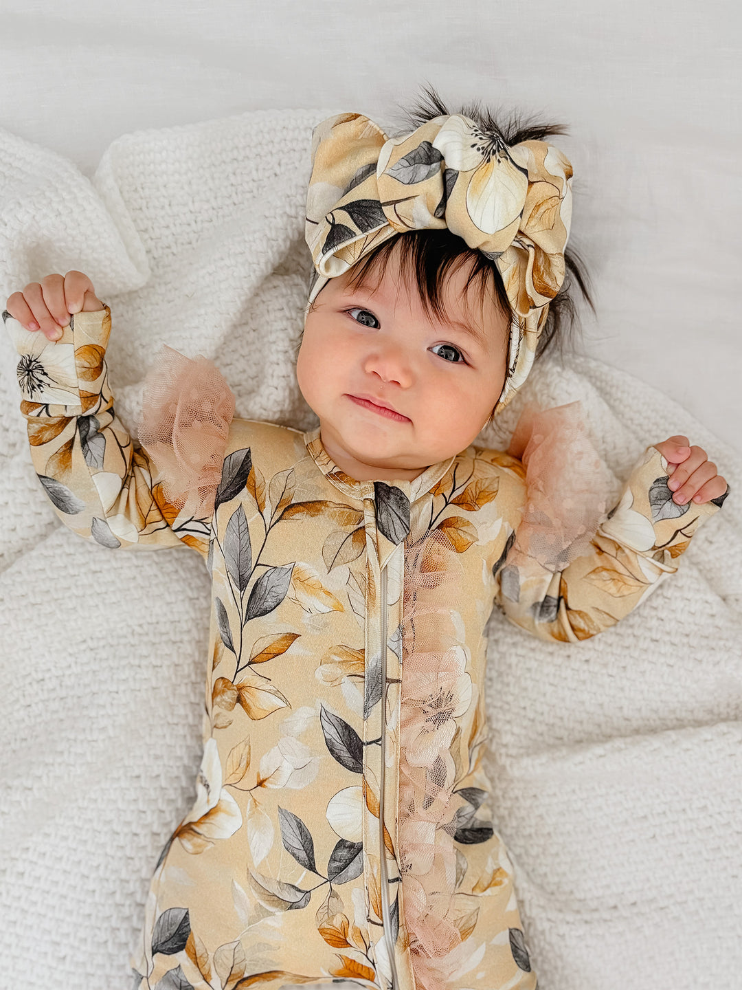 Flower Story Onesie - Sunset Floral