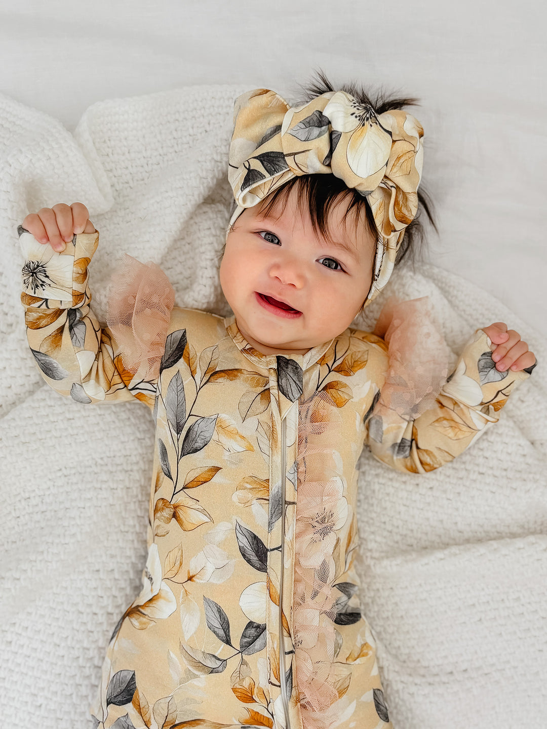 Flower Story Onesie - Sunset Floral