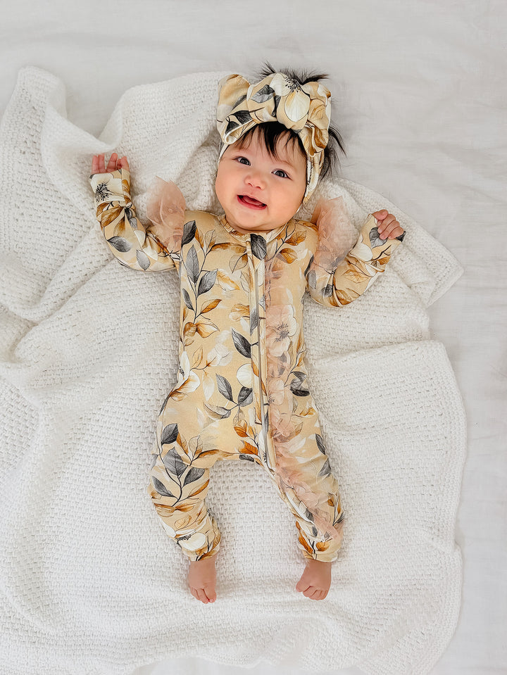 Flower Story Onesie - Sunset Floral