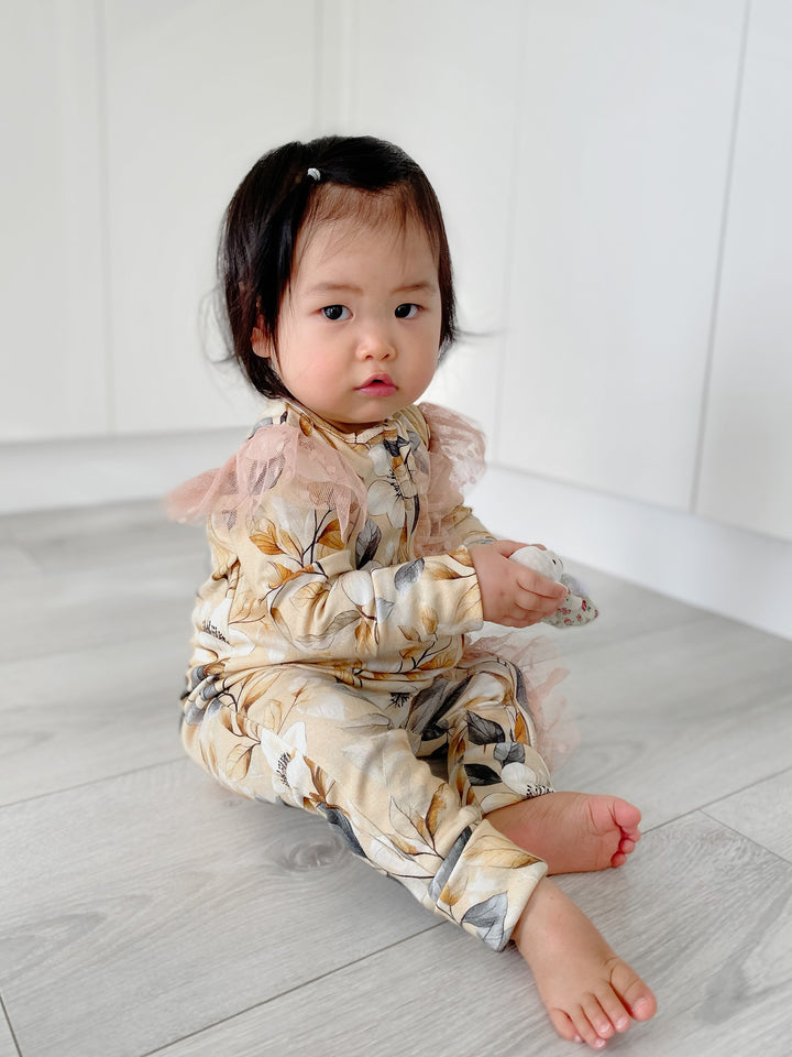 Flower Story Onesie - Sunset Floral