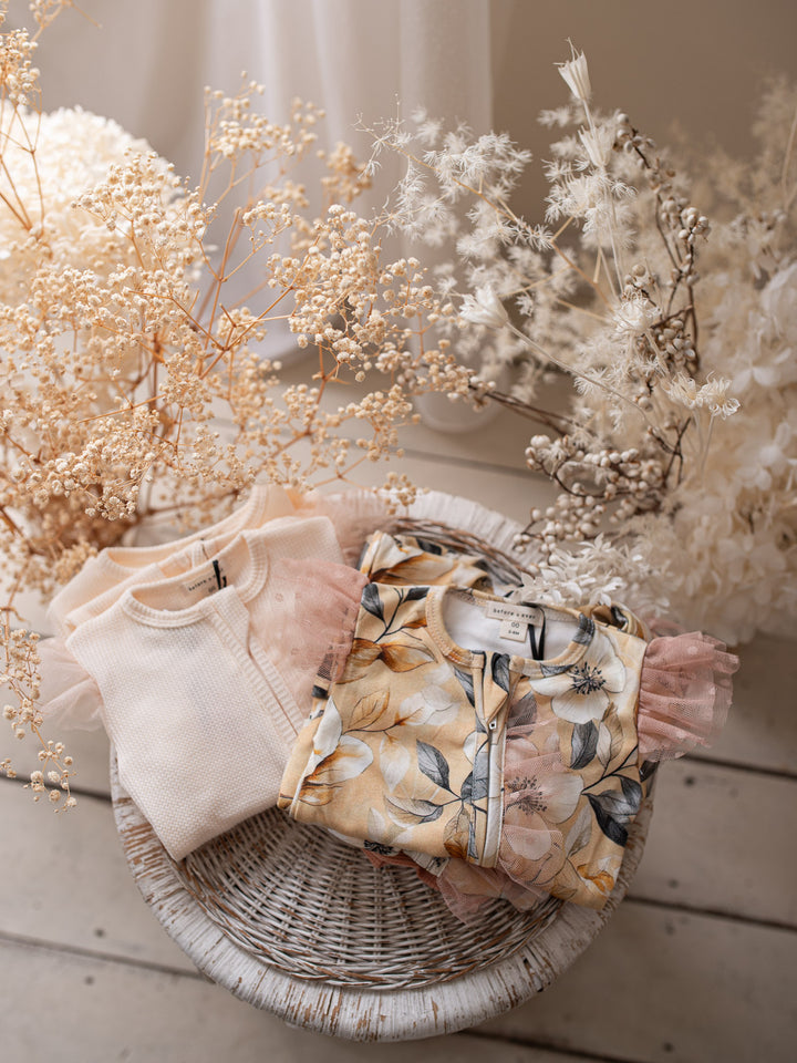 Flower Story Onesie - Sunset Floral