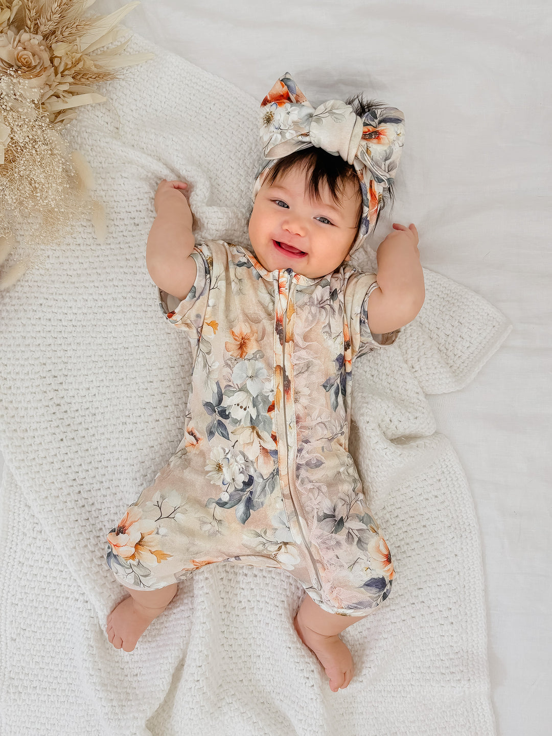 Flower Story Romper - Spring Floral