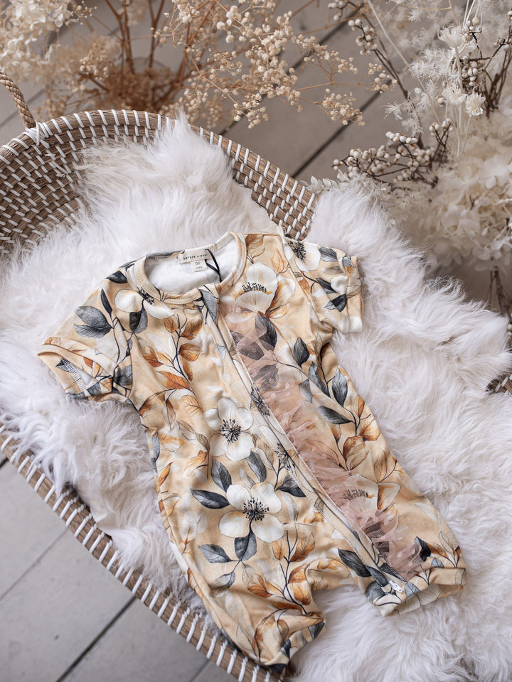 Flower Story Romper - Sunset Floral