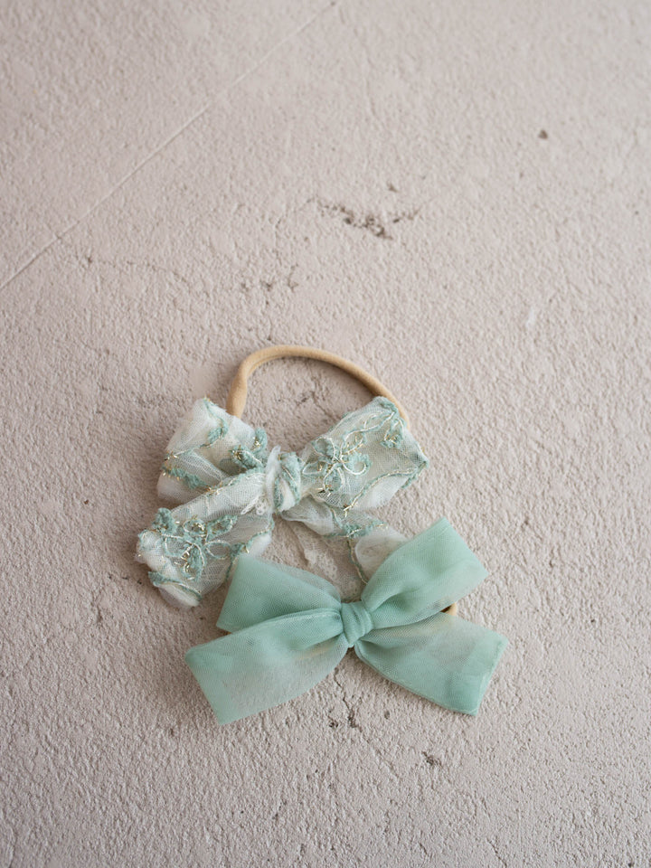 Love & Lace Headband Set - Sage
