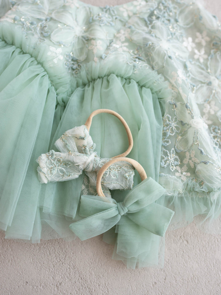 Love & Lace Headband Set - Sage