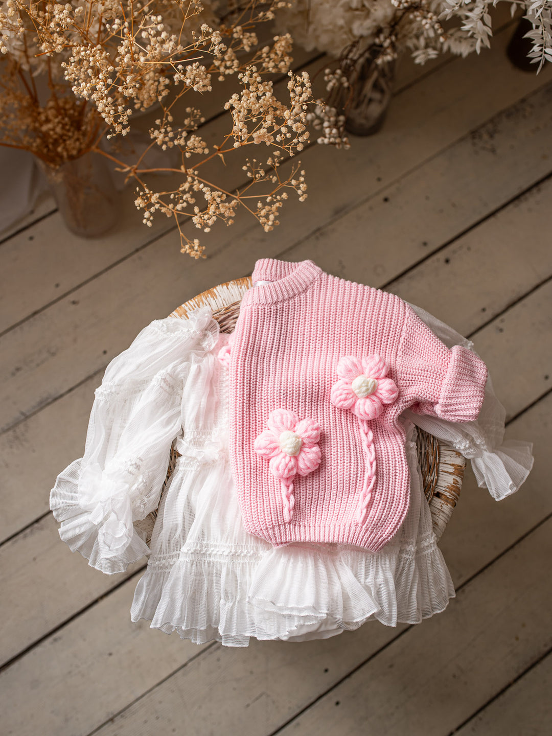 Buttercup Sweater - Baby Pink