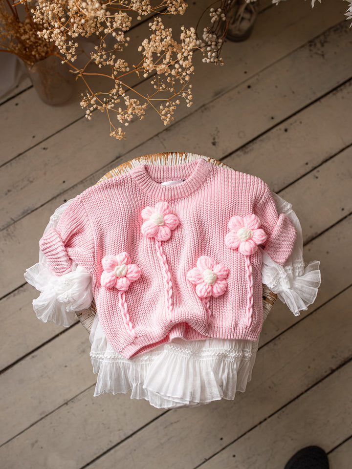 Buttercup Sweater - Baby Pink
