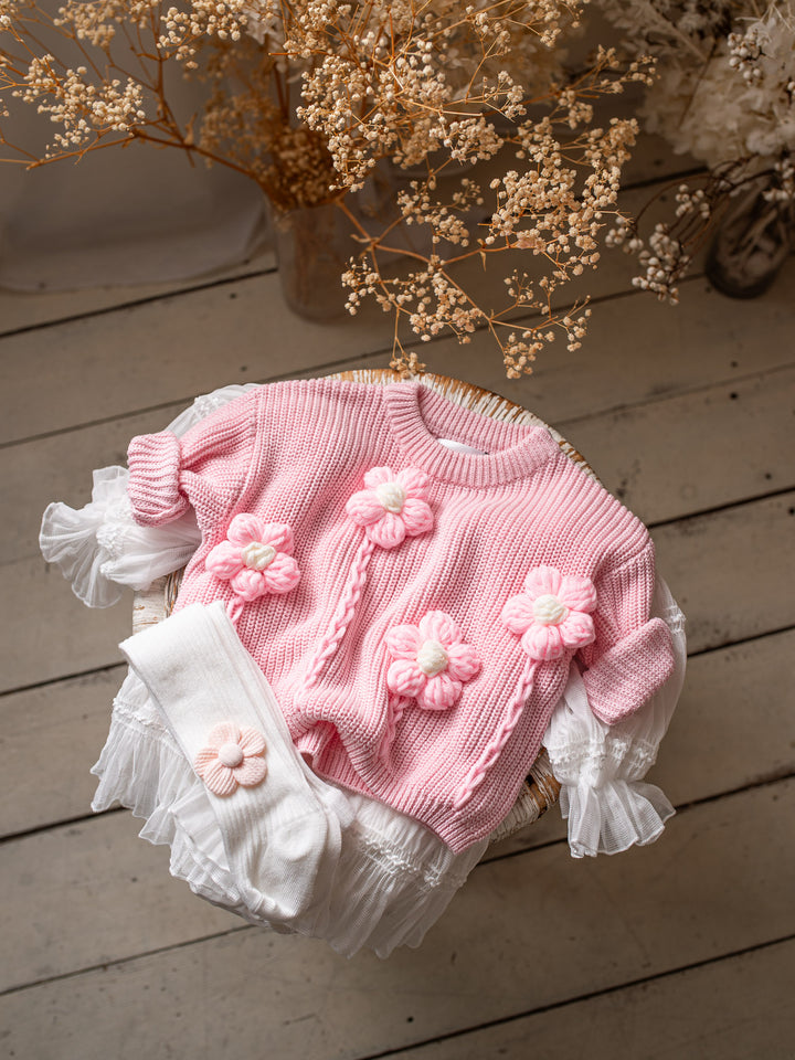 Buttercup Sweater - Baby Pink