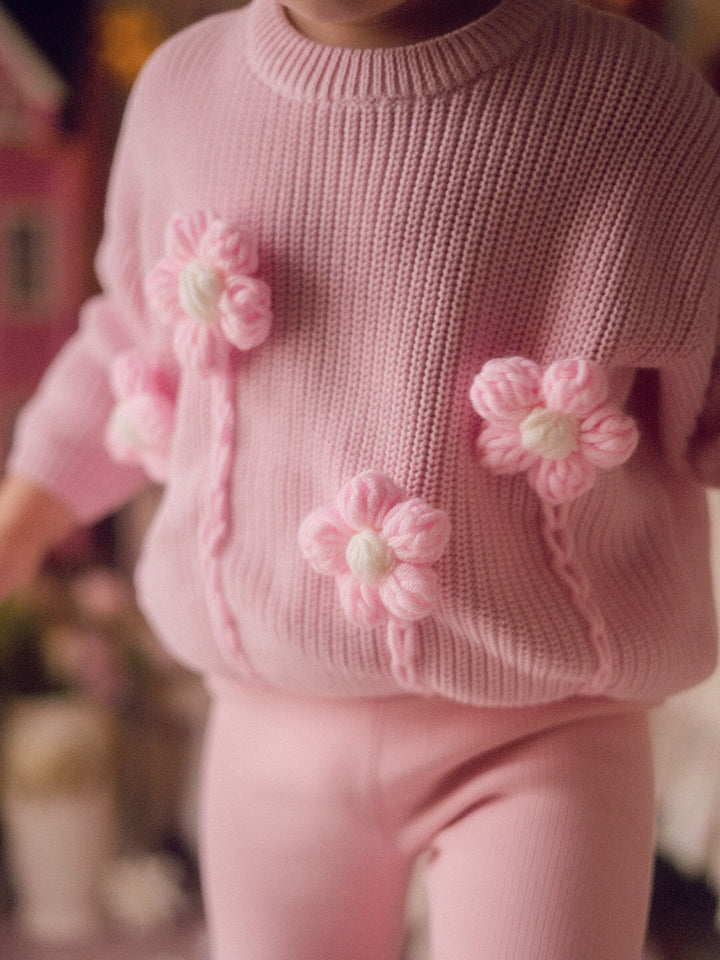 Buttercup Sweater - Baby Pink