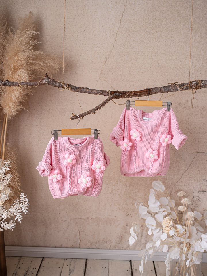 Buttercup Sweater - Baby Pink