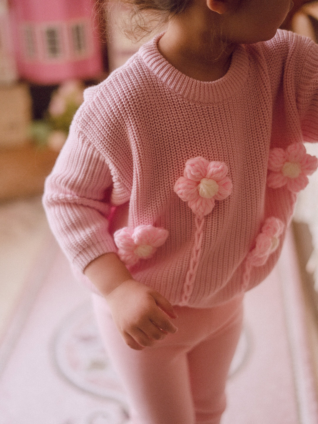 Buttercup Sweater - Baby Pink