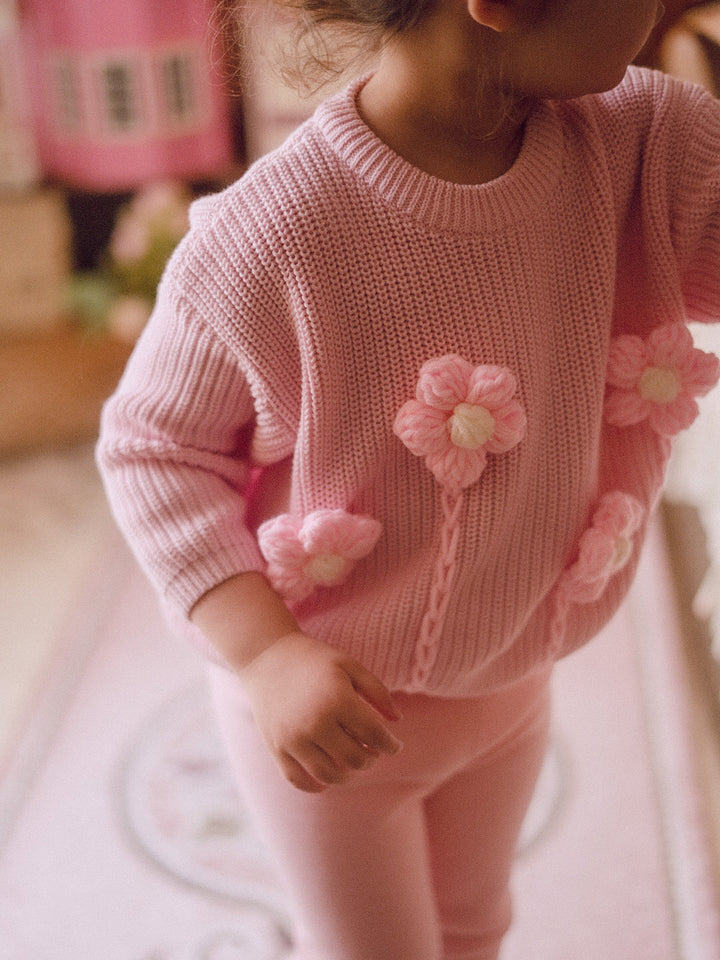 Buttercup Sweater - Baby Pink