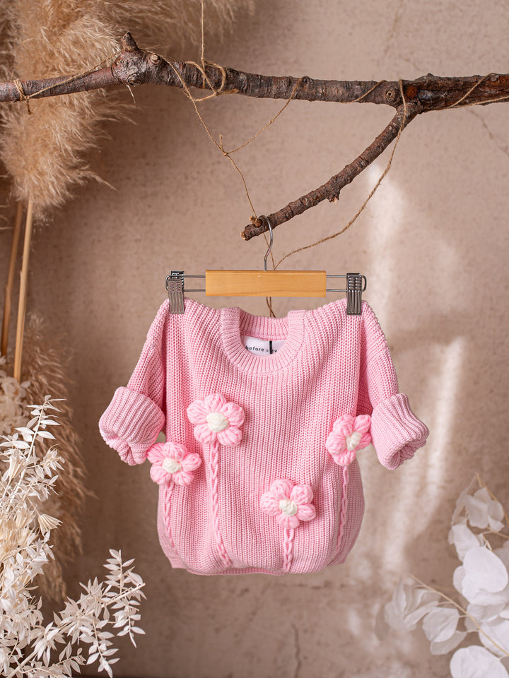 Buttercup Sweater - Baby Pink