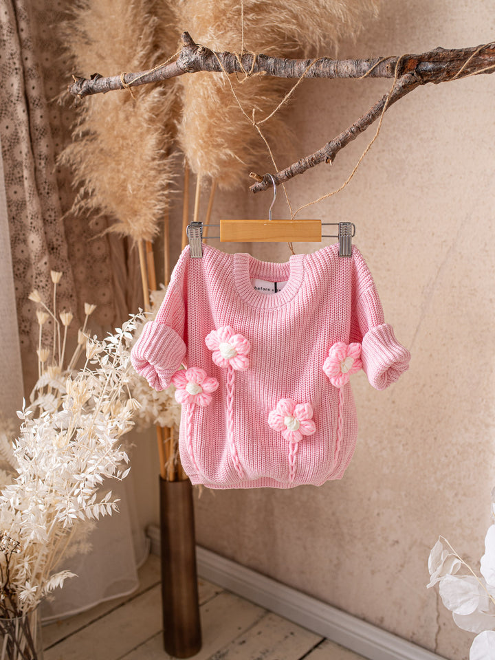 Buttercup Sweater - Baby Pink