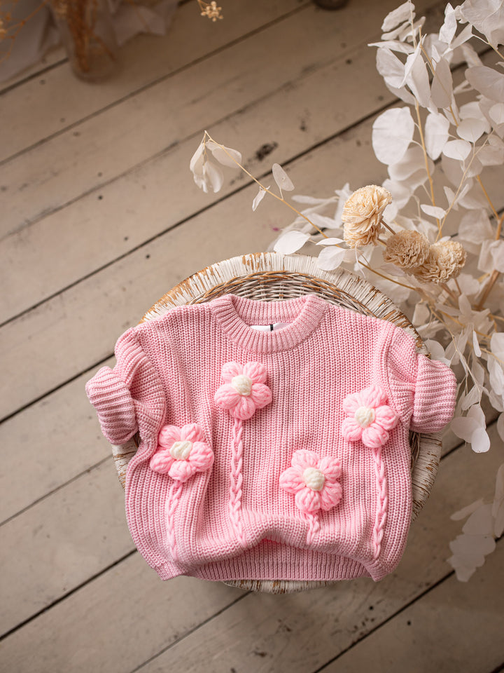 Buttercup Sweater - Baby Pink