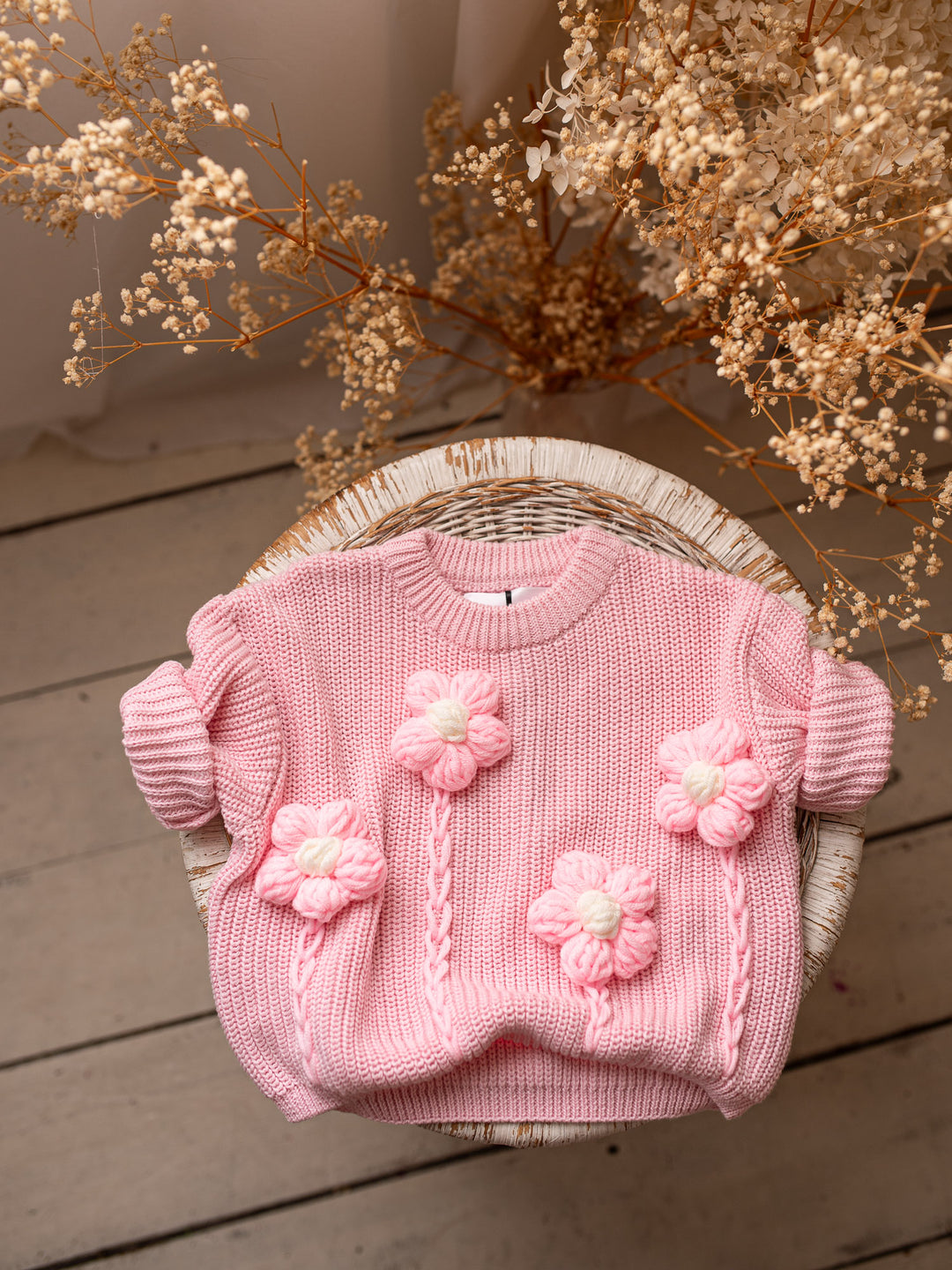 Buttercup Sweater - Baby Pink